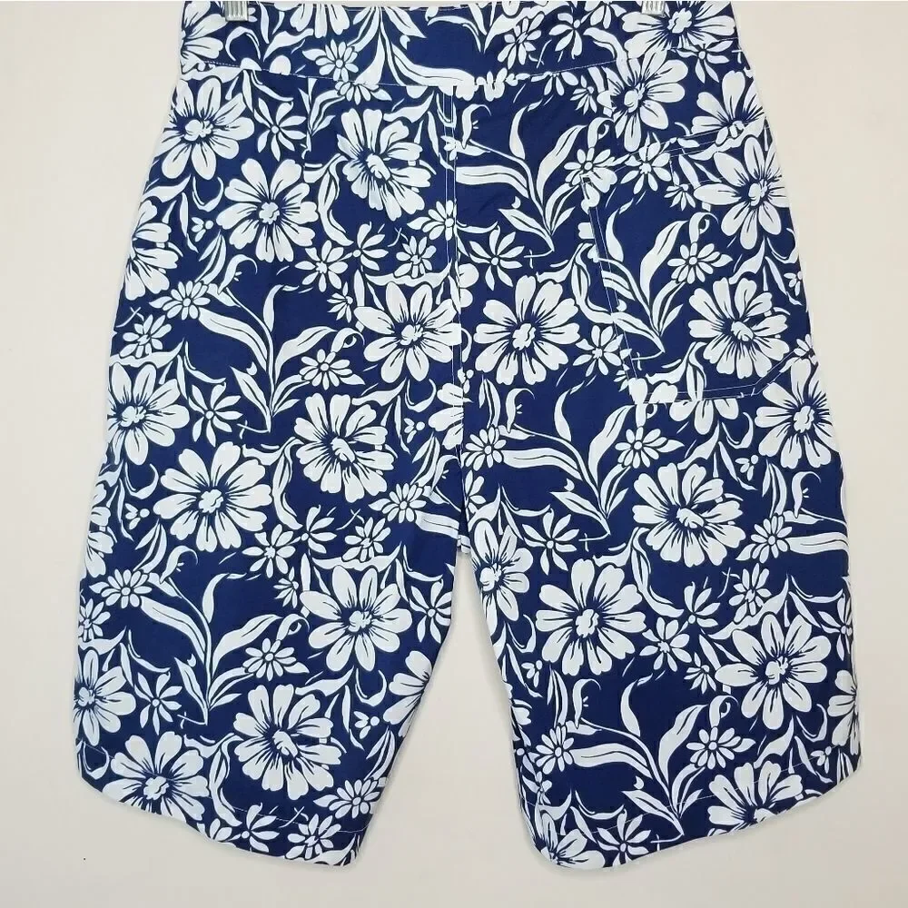 Tommy Jeans board shorts floral/blue size small